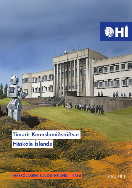 Forsíða Tímarits Kennslumiðstöðvar 2023
